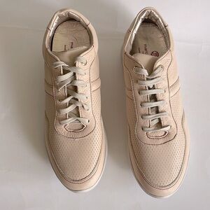 NWT Marc Joseph New York FT Greene Leather Shoes ,Cream ,Size 6.5